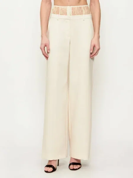 Patrizia Pepe Pantaloni | Relaxed fit bej