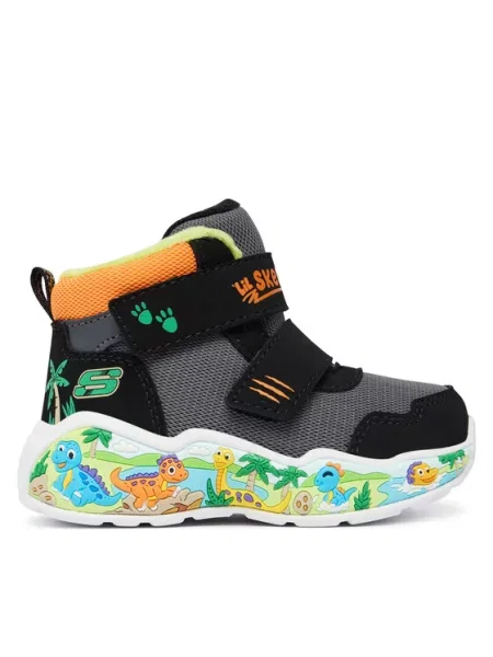 Gležnjače Skechers Play Scene Frosty Pals Smeđa crna