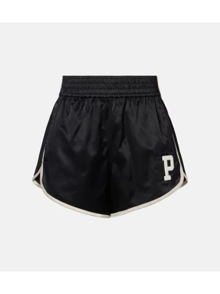 Pantaloni scurți Polo Ralph Lauren din satin negru