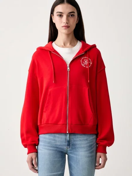 Tommy Hilfiger hanorac cu și glugă pentru femei din