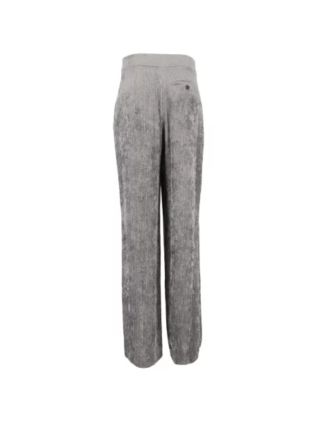Samt hlače Emporio Armani siva