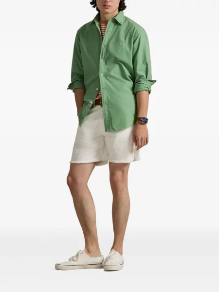 Șapcă Polo Ralph Lauren cu broderie din țesătură twill în carouri albastru