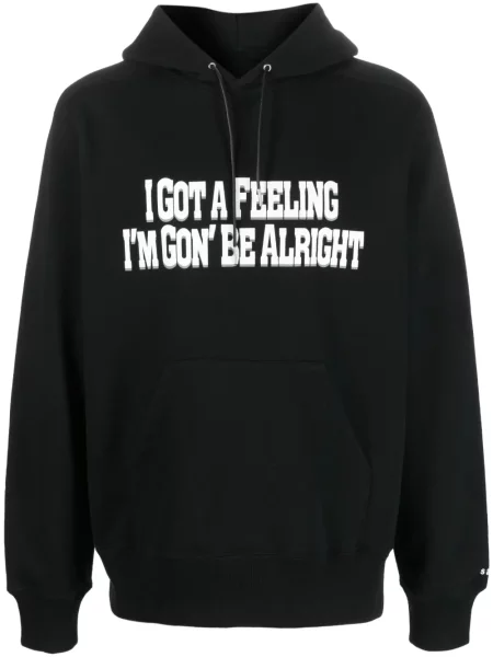 Bluza z kapturem Sacai z nadrukiem