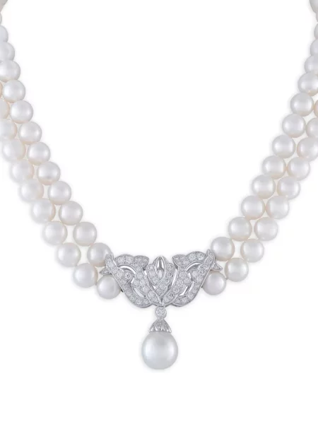 Ogrlica Mikimoto bijela