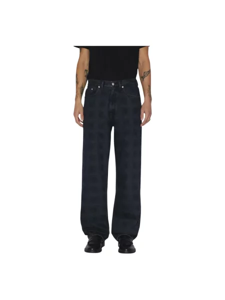 Szerokie jeansy Dr. Denim niebieskie