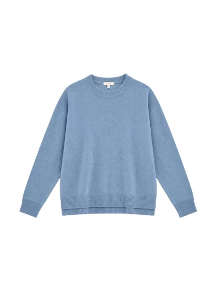 Marella sweter wełniany Emme by niebieski