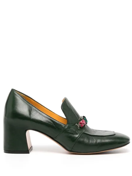 Pantofi loafer Madison.maison de cristal verde