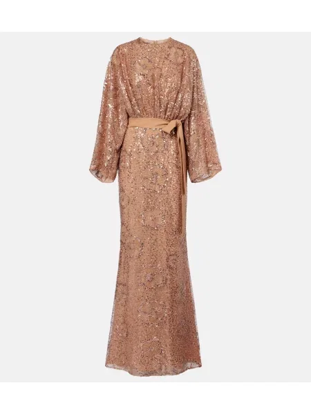 Rochie Elie Saab de mătase roz