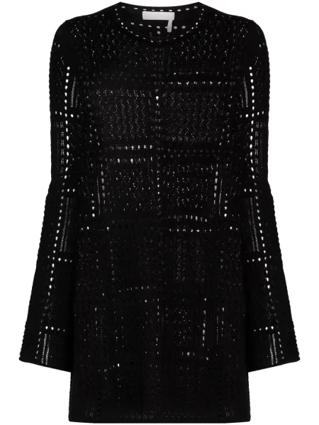 Rochie Chloé tricotate negru