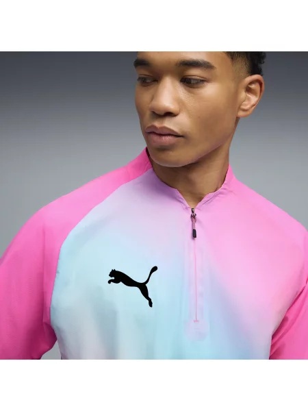 PUMA koszulka piłkarska Individual Lightspeed Ultimate z zamkiem Akcesoria S różowy
