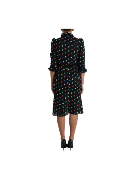 Sukienka koszulowa Dolce And Gabbana czarna