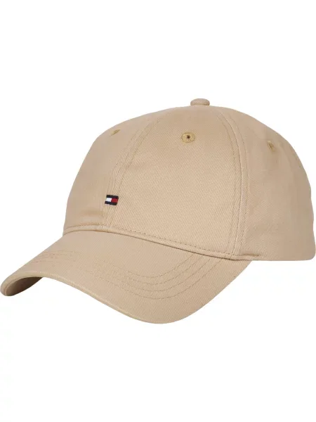 Tommy Hilfiger Kapa s šiltom Th Flag Soft 6 Panel Rjava bež