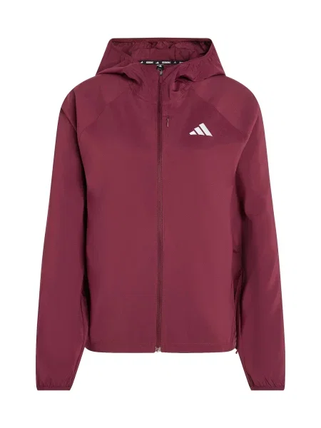 ADIDAS PERFORMANCE Geacă sport Essentials deschis / roșu bordeaux gri