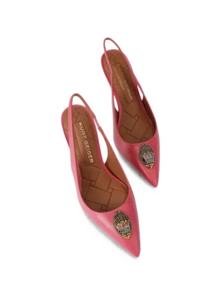 Pantofi cu toc Kurt Geiger London slingback roz