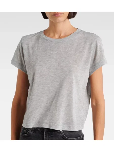 Tricou Agolde din jerseu gri