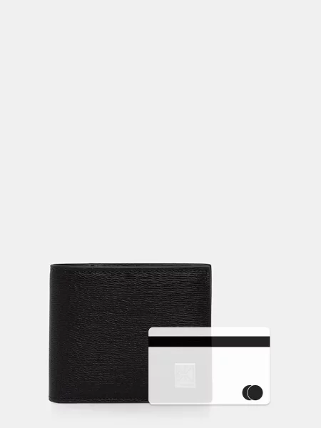 Calvin Klein Pénztárcák EMBLEM HW BILLFOLD W/COIN' fekete
