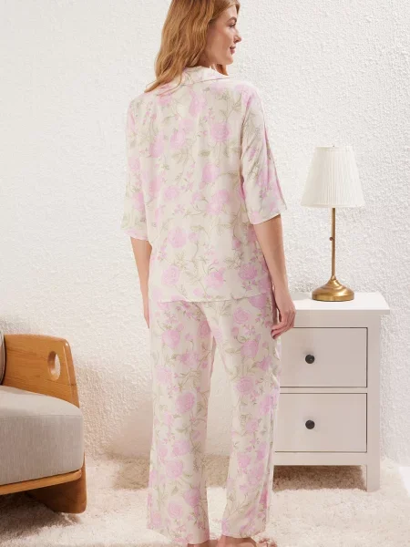 Pijama pijamale Trendyol bej