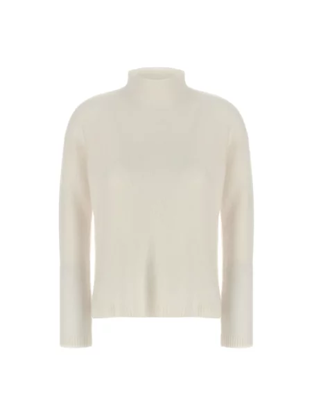 Sweter z golfem Max Mara biały