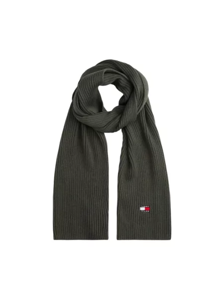 Tommy Jeans szalik gładki zielony