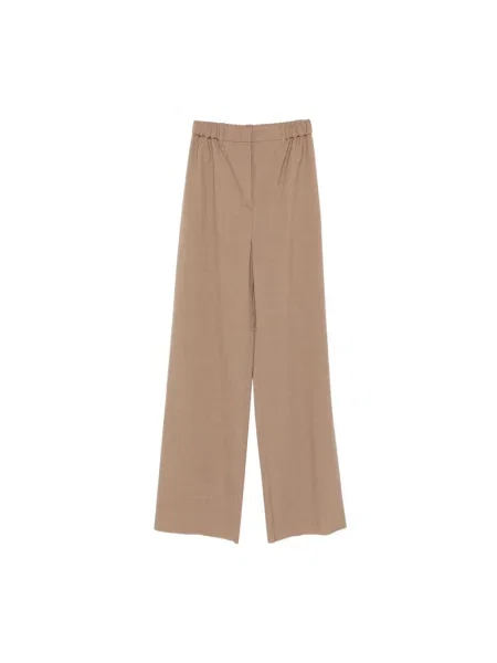 Spodnie Max Mara brązowe