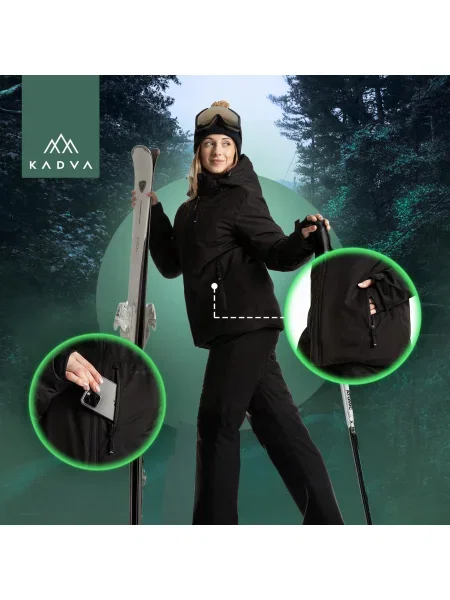 Kurtka narciarska KADVA Edge X Jacket czarna