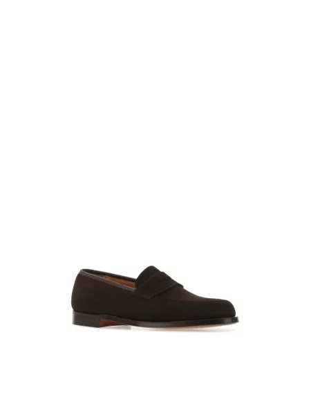 Półbuty Crockett & Jones zamszowe brązowe