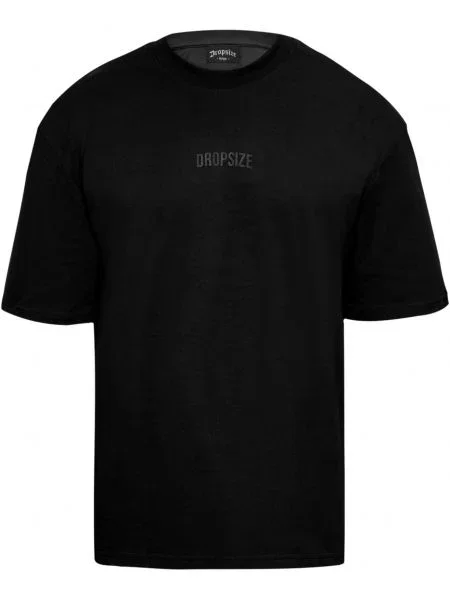 Dropsize Tričko antracitová černá