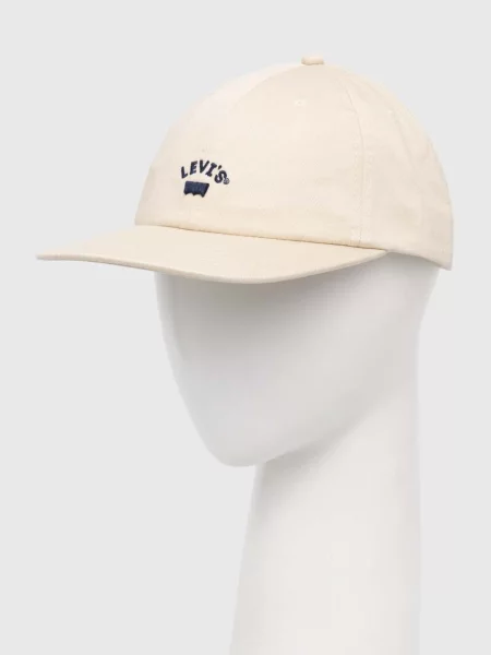Baseballová čepice Levi's béžová