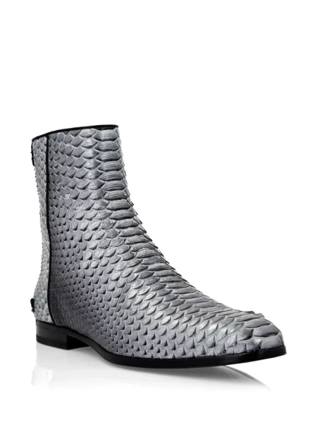 Cizme scurte Philipp Plein din piele