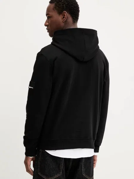 Geacă de blugi Karl Lagerfeld Jeans negru
