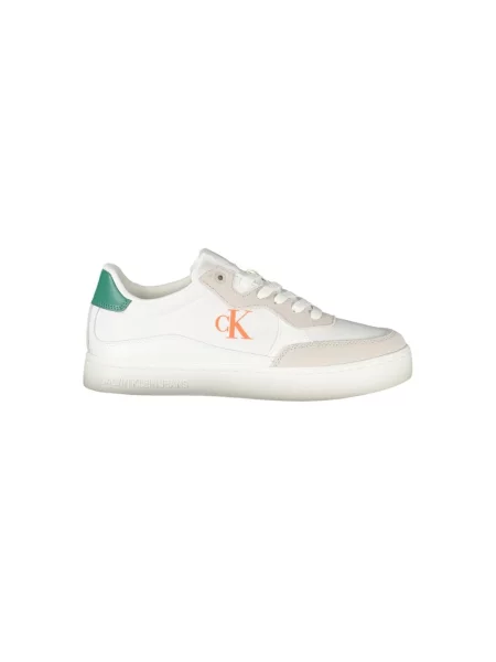Sneakersy Calvin Klein skórzane białe