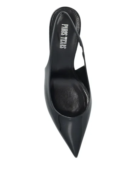 Pantofi cu toc Paris Texas slingback negru
