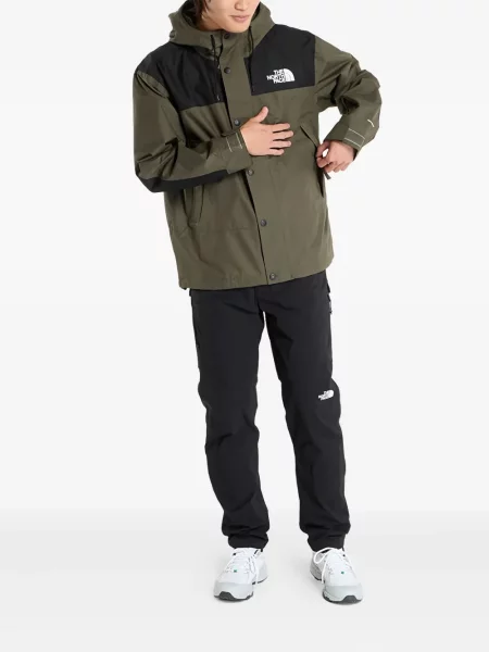 Geacă The North Face cu broderie verde