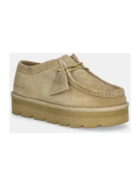 Clarks Półbuty Meare Walla. beżowy