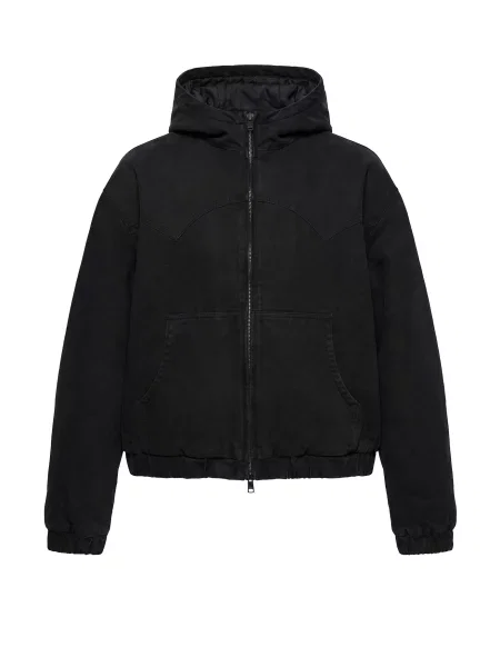 Pull&Bear Přechodná bunda černá