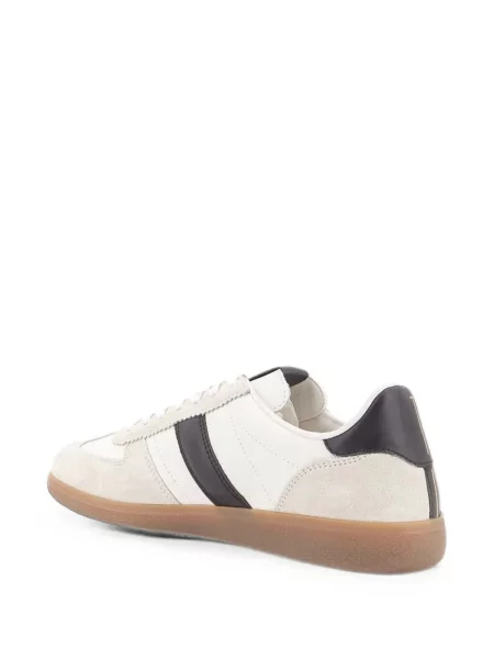 Sneakerși Tom Ford din piele alb