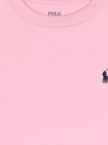Koszulka polo dziecięca Polo Ralph Lauren różowa