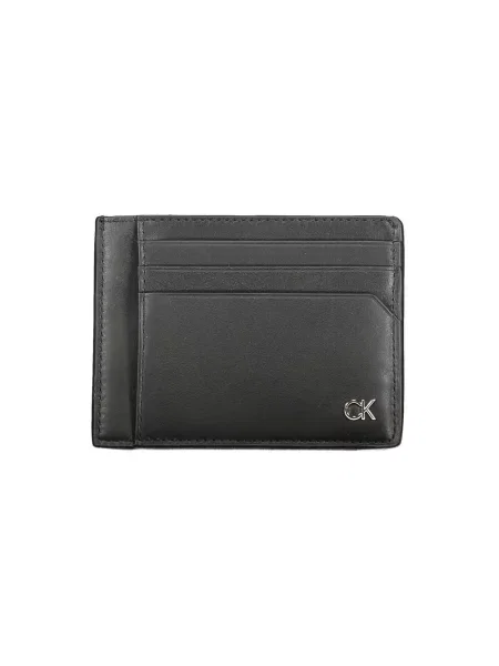 Portfel Calvin Klein skórzany czarny