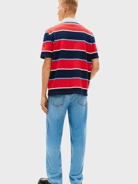 Поло Tommy Jeans в полоску