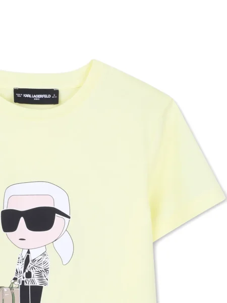 Dětské tričko Karl Lagerfeld žluté