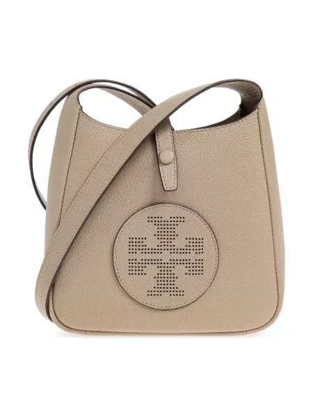 Torebka crossbody Tory Burch skórzana brązowa