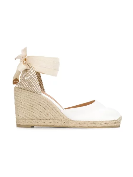 Espadryle Castañer białe