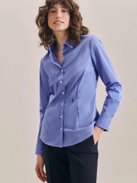 SEIDENSTICKER Bluza Schwarze Rose' modra