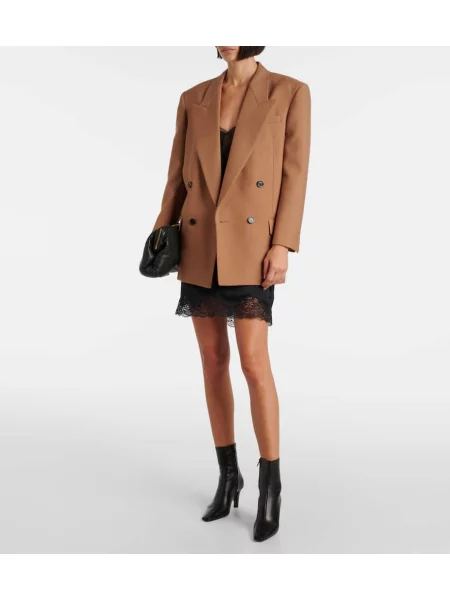 Cizme scurte Saint Laurent din piele negru