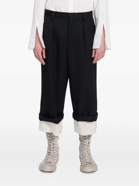 Decupat pantaloni Ann Demeulemeester negru