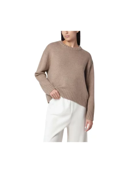 Sweter Almada wełniany beżowy