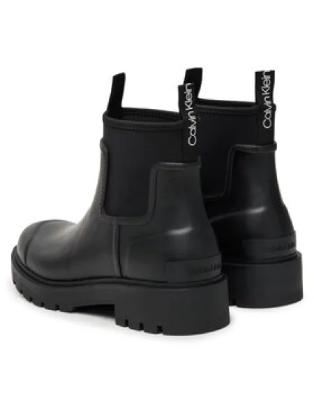 Calvin Klein Jeans Gumene čizme Combat Rain Boot crna