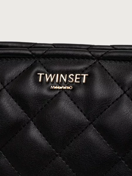 Кожаная косметичка Twinset