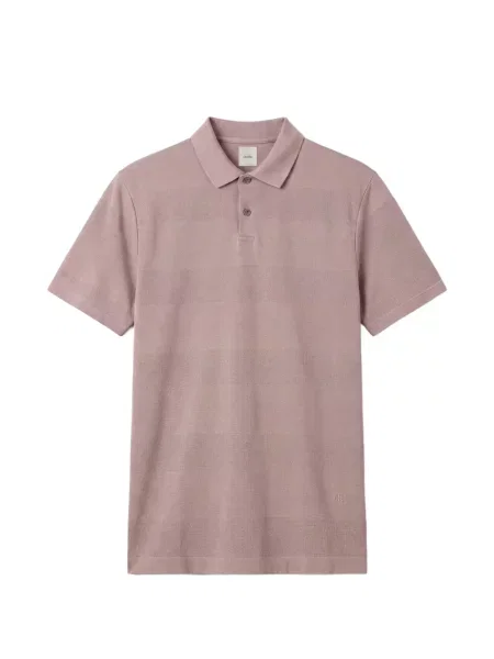 Tricou polo Calvin Klein tricotate roz