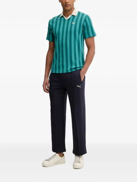 Pantaloni Puma alergare albastru